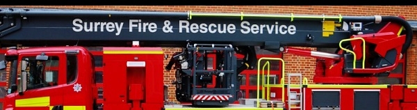 Surey Fire and Rescue Service logo